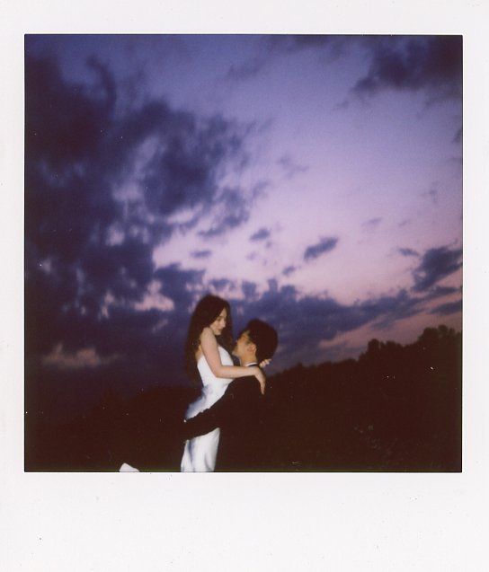 Instant film showcases a MN elopement session 